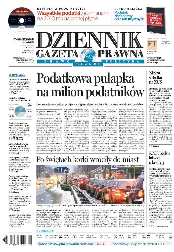 Dziennik Gazeta Prawna Dodatek Egzamin ósmoklasisty Dziennik Gazeta Prawna – 1/2010 – księgarnia internetowa Nexto.pl